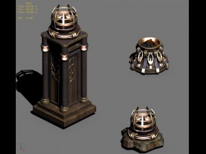 seven angel altar - brazier 02 3D मॉडल