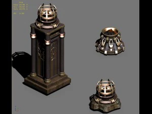 seven angel altar - brazier 02 3D Model