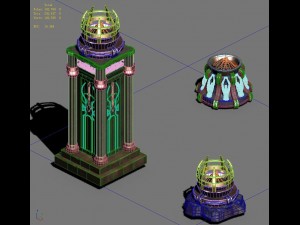 seven angel altar - brazier 02 3D मॉडल