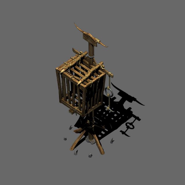 cottage tribe - cage 271 3D Model .c4d .max .obj .3ds .fbx .stl .blend