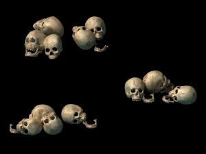 death desert - skull 01 3D Model