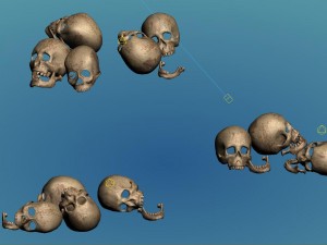 death desert - skull 01 3D Модель