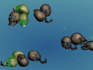 death desert - skull 01 3D Model