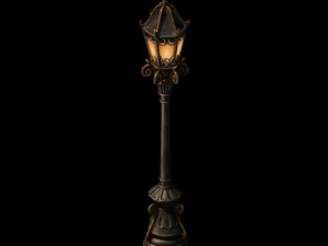 library - universal lights 01 3D Model