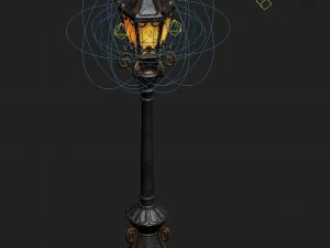 library - universal lights 01 3D Model