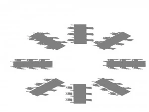 library - reading tables and chairs 01 3D Model