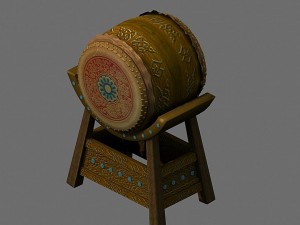 journey to the west - drums 01 3Dモデル