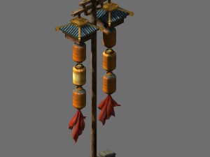 journey to the west - taiwan street lights 3D 모델