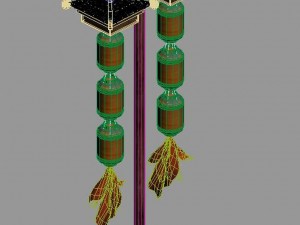 journey to the west - taiwan street lights 3D Model