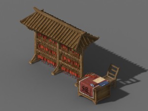 journey to the west - month temple props 3Dモデル