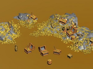 vampire - treasure 01 3D Model