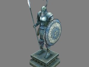 vampire city - corridor armor 01 3D Model