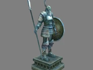 vampire city - corridor armor 01 3D Model