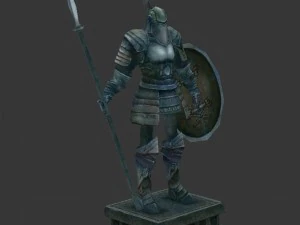 vampire city - corridor armor 01 3D Model