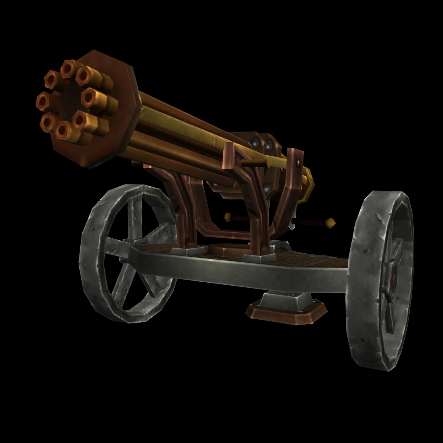 vampire - ranger green cannon 01 3D Model .c4d .max .obj .3ds .fbx .stl .blend