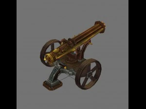 vampire - ranger green cannon 01 3D Model