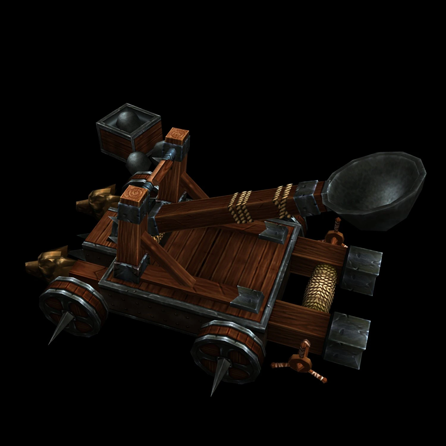 vampire - ranger catapults 01 3D Model .c4d .max .obj .3ds .fbx .stl .blend 