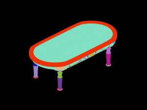 vampire main city - the table 01 Model 3D