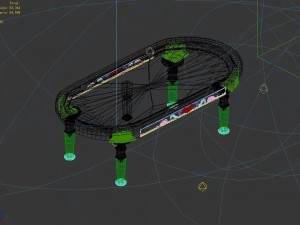 vampire main city - the table 01 Model 3D