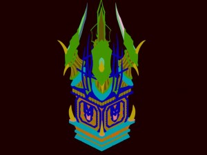 evil creature - brazier 01 Modello 3D