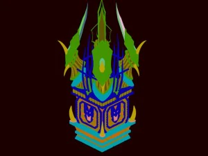 k&ouml;t&uuml; yaratık - mangal 01 3D Model