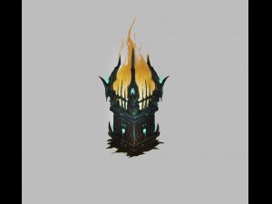 evil creature - brazier 01 Modello 3D