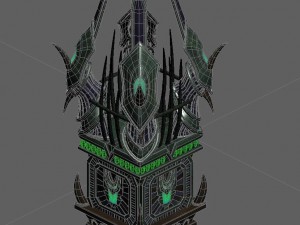 evil creature - brazier 01 Modello 3D