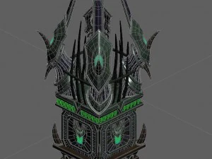 k&ouml;t&uuml; yaratık - mangal 01 3D Model