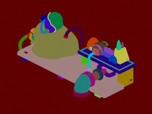 wicked creator - experiment station 3D Модель
