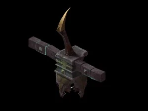 wicked creator - iron lamp 01 3D Model