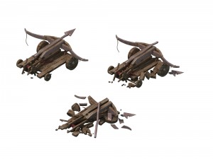 sennard - ballista damage 01 3Dモデル