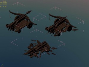 sennard - ballista damage 01 3D Модель