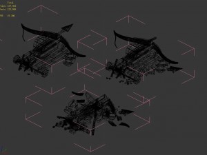 sennard - ballista damage 01 3D Модель