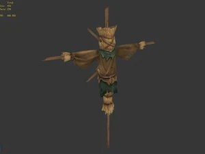sennard - the hills - scarecrow 01 3D Model