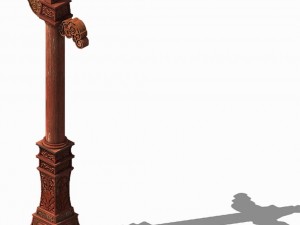 chang an city - booth posts 11 3D 모델