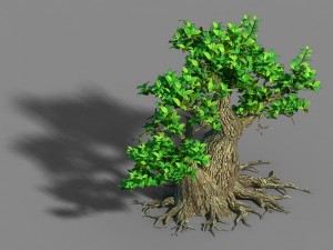 chang an city - booth posts 11 3D Model