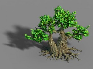 chang an city - booth posts 11 3D Model