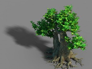 chang an city - booth posts 11 3D Model