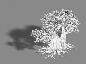 chang an city - booth posts 11 3D Model