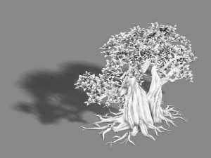 chang an city - booth posts 11 3D Model