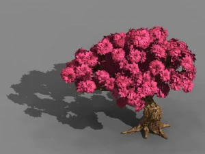 grass temple village - special plant 01 3D Model