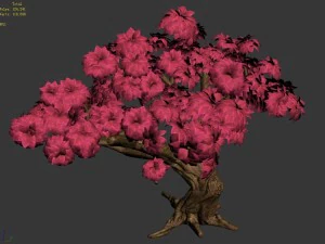 grass temple village - special plant 01 3D Model