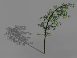 dazhu feng - black knot bamboo 03 3D Модель