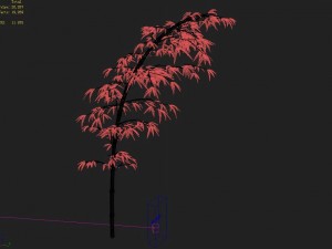 dazhu feng - black knot bamboo 03 3Dモデル