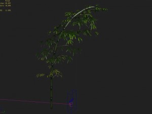 dazhu feng - black knot bamboo 03 3Dモデル