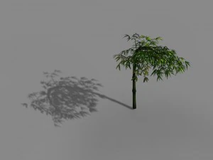 dazhu feng - black knot bamboo 04 3D Model