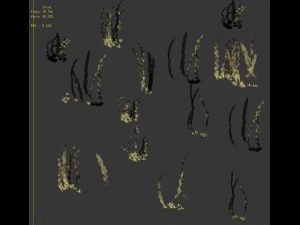 seabed plant - kelp 01 3D Model