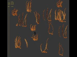 seabed plant - kelp 01 3D Model