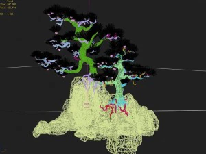 acacia - pine 01 3D Model