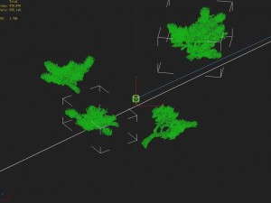 acacia - pine - foliage 02 Modelo 3D